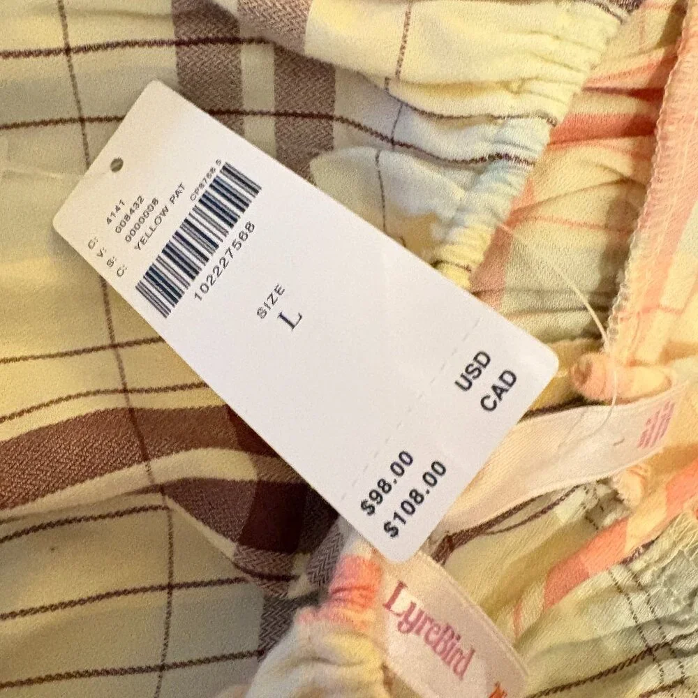 NWT Anthropologie LyreBird Sleeveless Plaid Nap Mini Dress. Size L - Picture 13 of 13